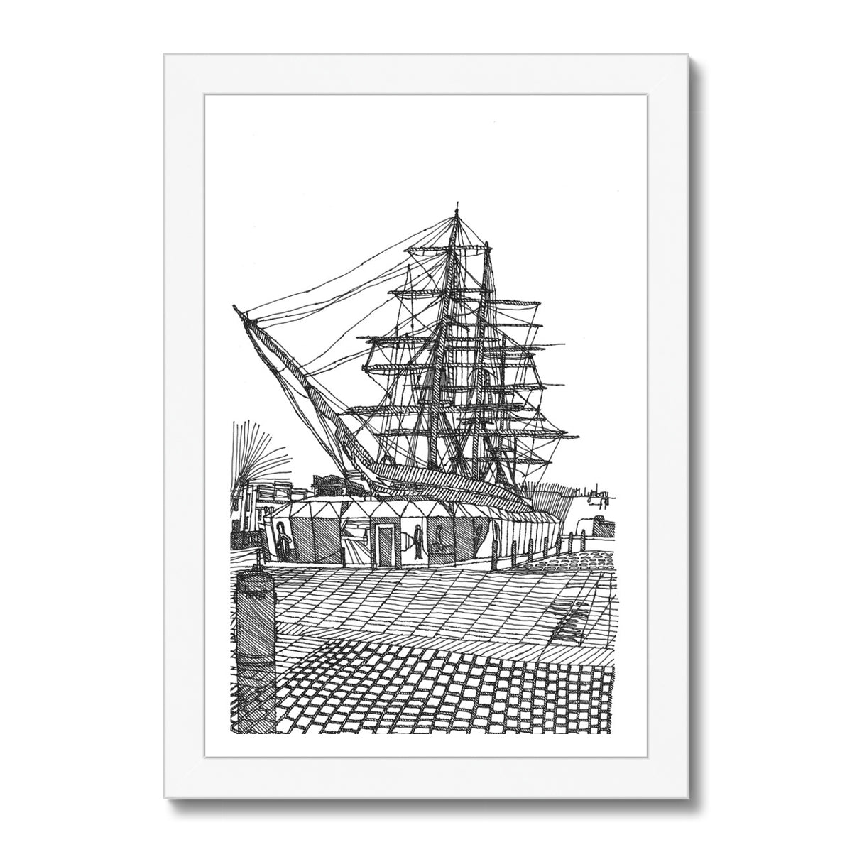 Cutty Sark- London, Framed Print