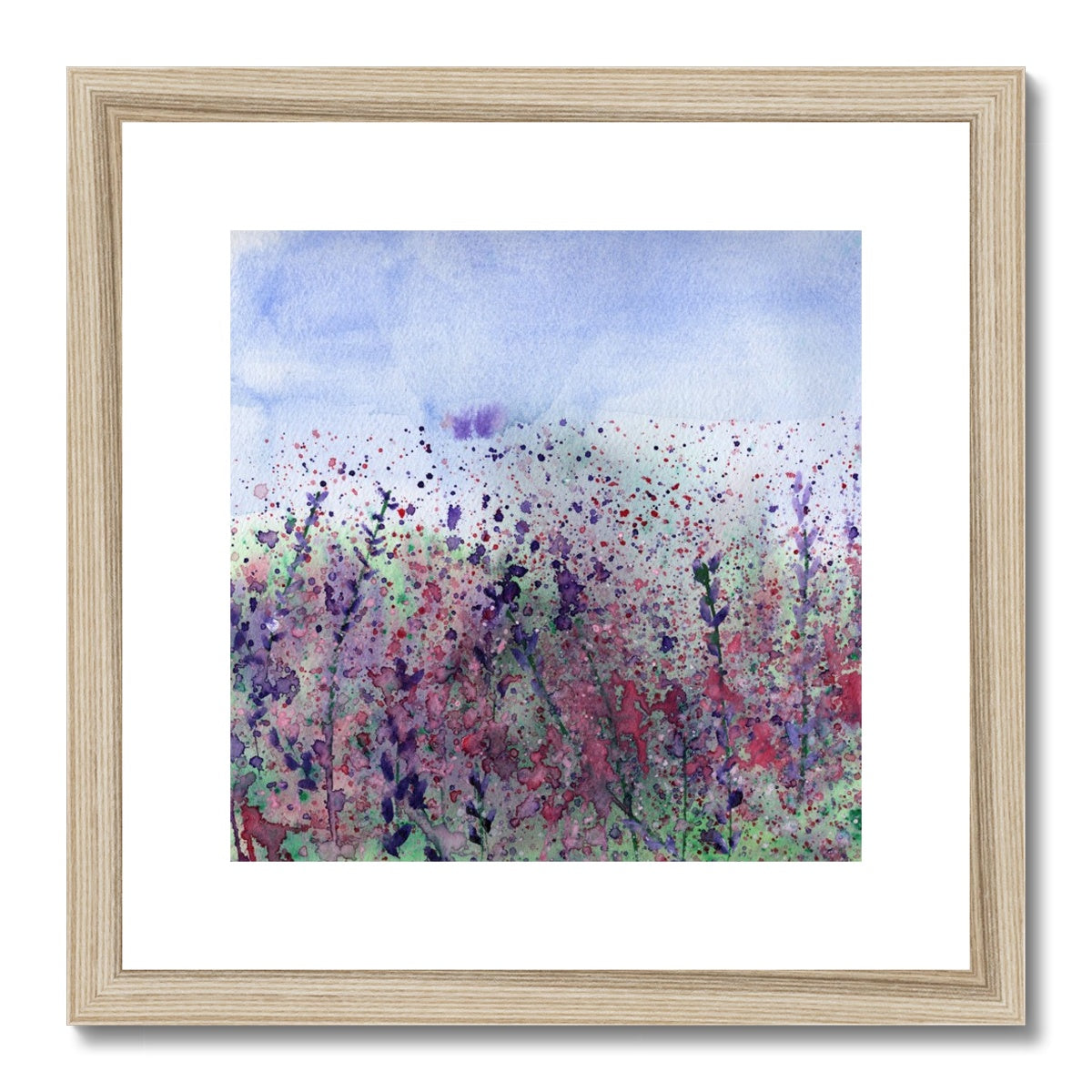 Purple Haze Framed & Mounted Print