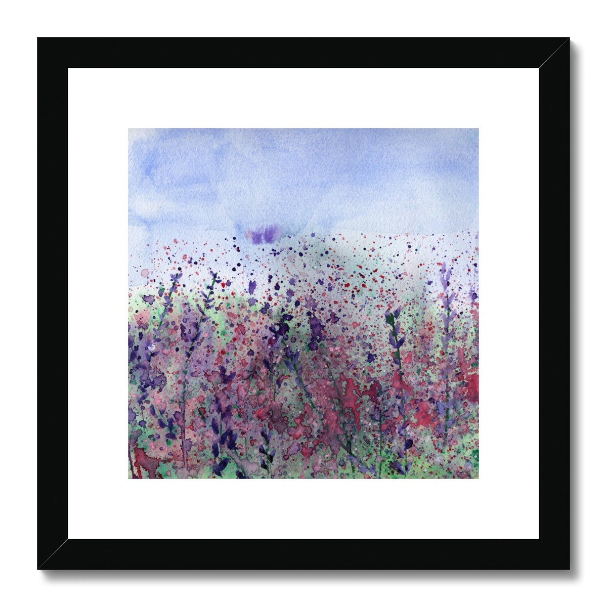 Purple Haze Framed & Mounted Print