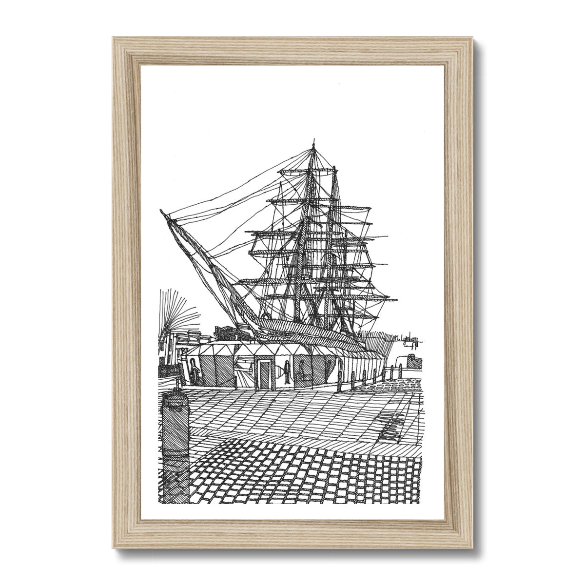 Cutty Sark- London, Framed Print