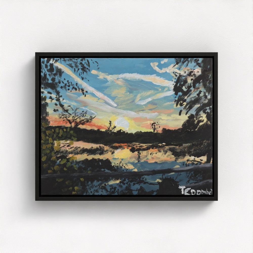 Reflections, Framed Canvas