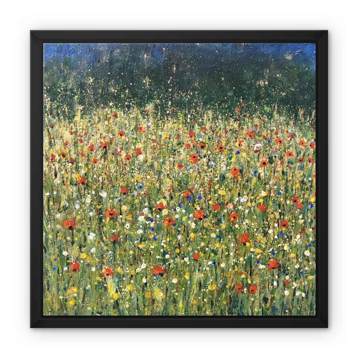 Plock Court Meadow, Framed Canvas