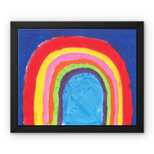 Rainbows, Framed Canvas