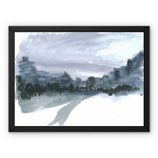 Payne's Landscape, Framed Canvas