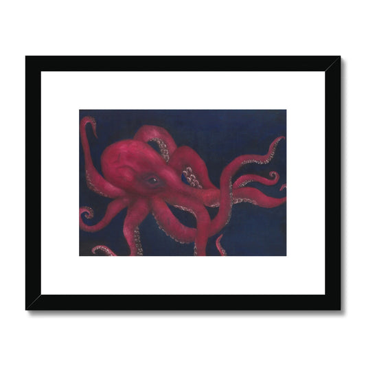 Octopus, Framed & Mounted Print