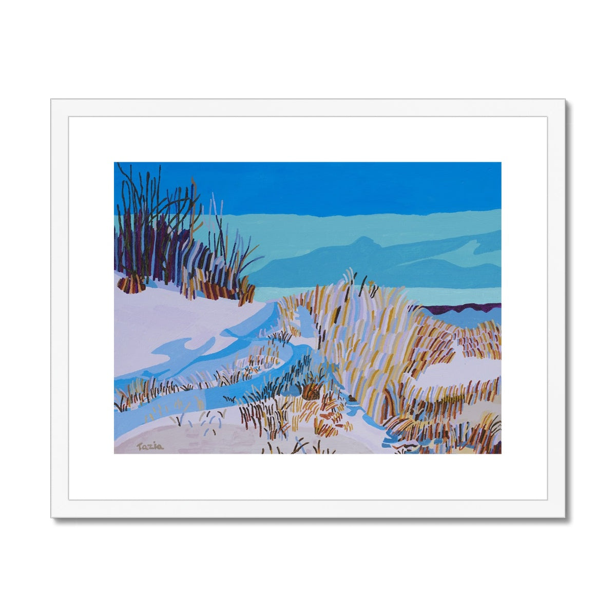 Snow in Norway, Framed & Mounted Print