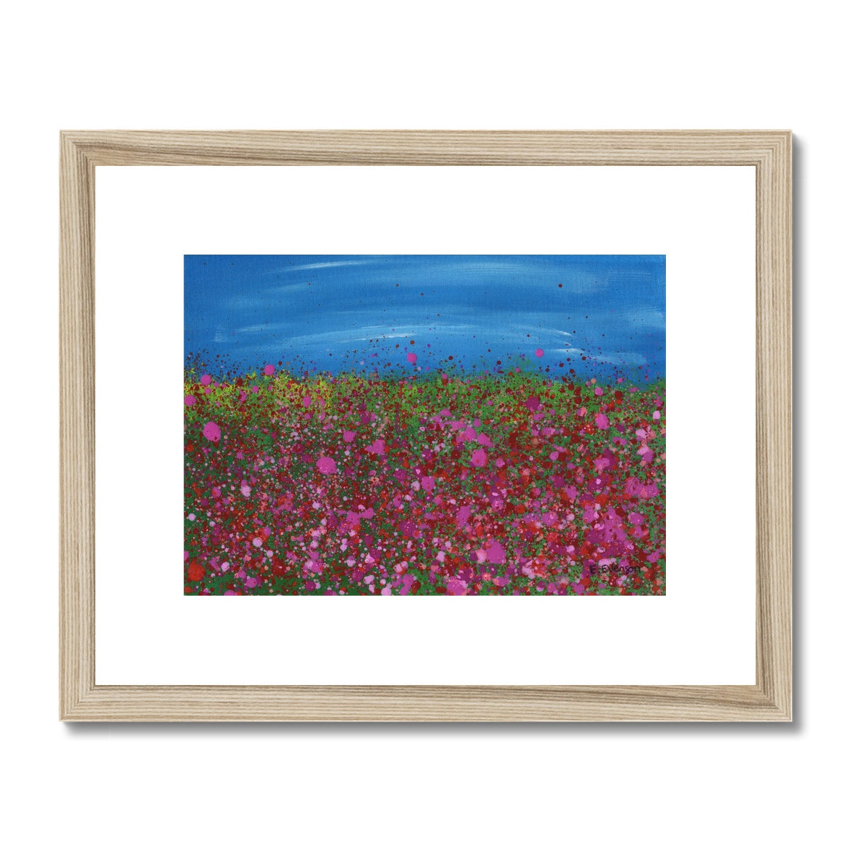 Sweet Pink, Framed & Mounted Print