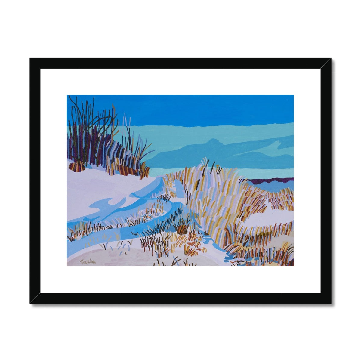 Snow in Norway, Framed & Mounted Print