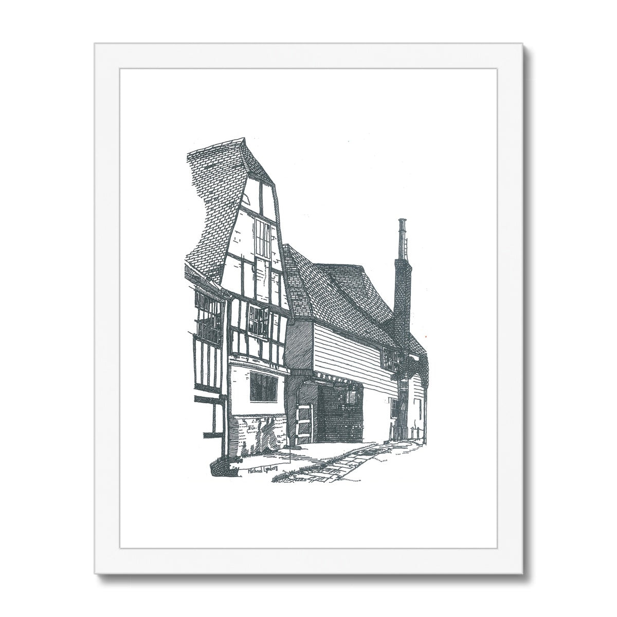 The Coach House, Framed & Mounted Print