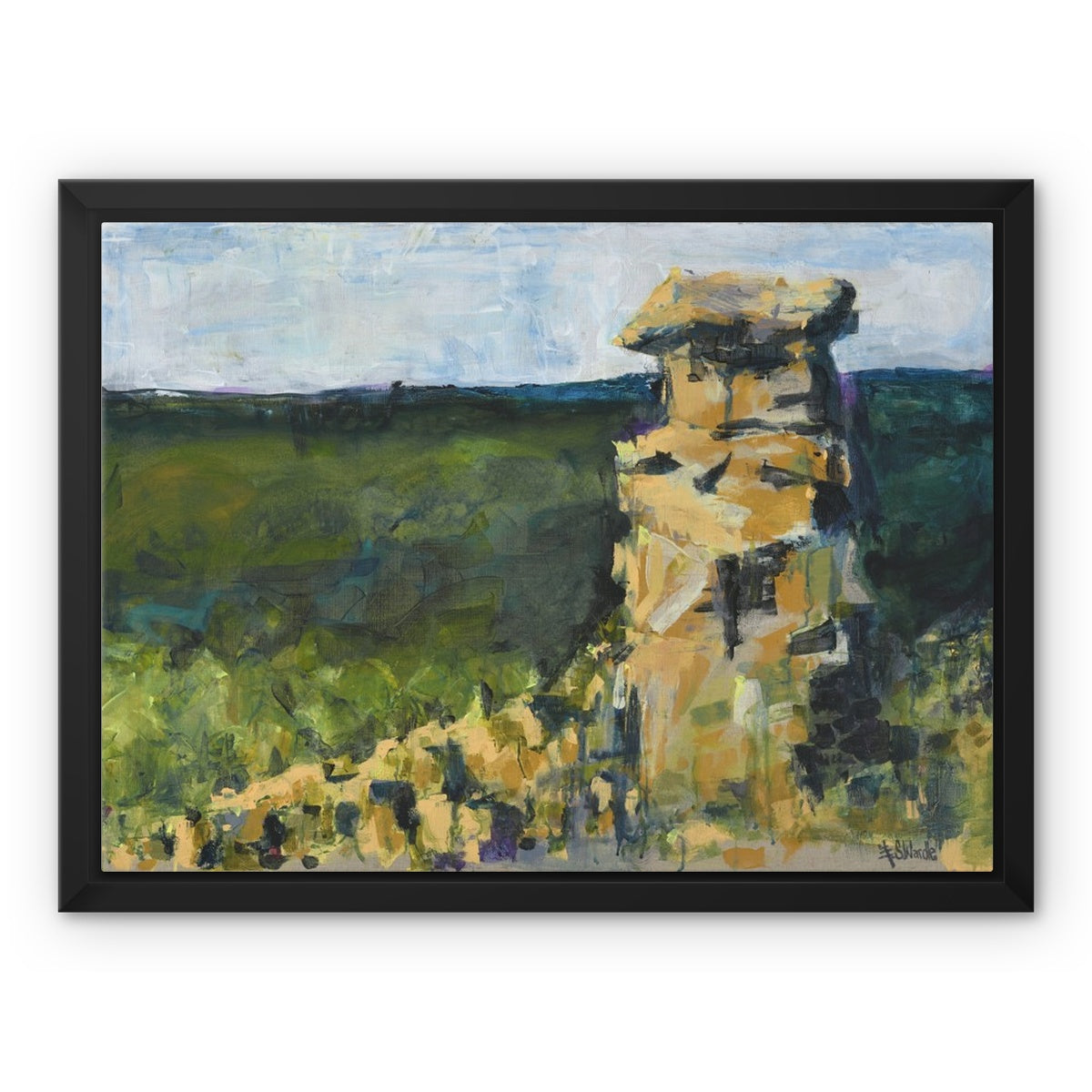 Devil's Chimney, Framed Canvas