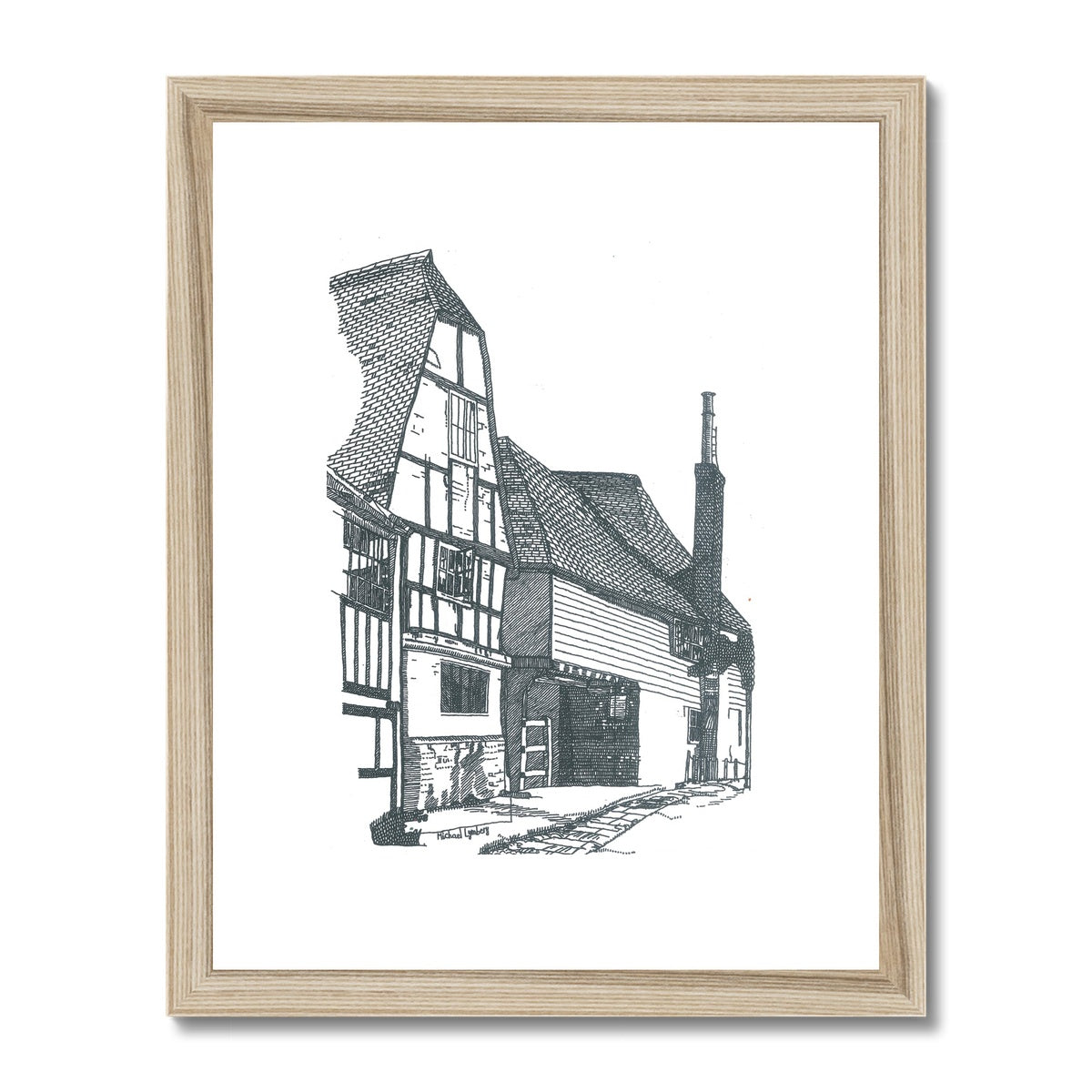 The Coach House, Framed & Mounted Print