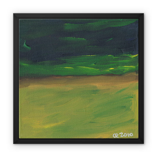 Greenscape, Framed Canvas